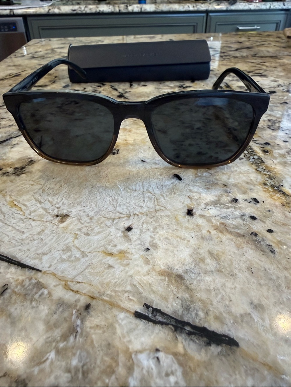 Warby Parker Barkley Antique Shale Fade Sunglasses - Extra Wide